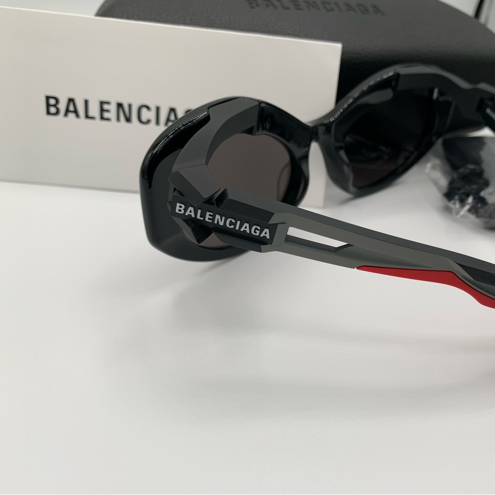 Balenciaga Havana Oval Hybrid Sunglasses (NIB) - Picture 5 of 7